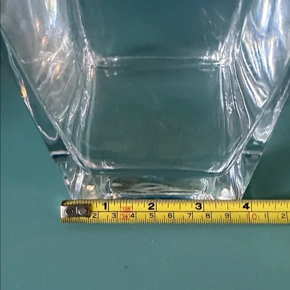 Vintage Heavy Clear Crystal Decanter - Picture 5 of 7